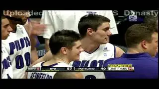1/26/13 Tanner Riley ejected for scuffle in the BYU-Portland basketball game