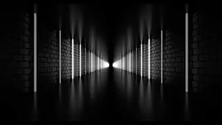 Black White Wall Tunnel Background [ElementPik.com]