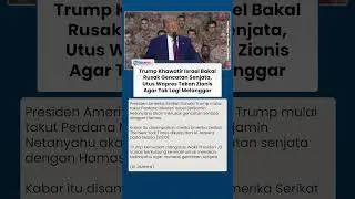 Trump Ketar-ketir Khawatir Netanyahu Rusak Gencatan Senjata, Utus Wapres Tekan Zionis Agar Patuh