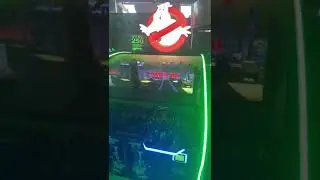 Luke got Slimed on his new favorite Arcade game | GHOSTBUSTERS! So much fun!!