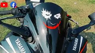 Bike full wrapping modified 😱 #bike #wrapping #modified #R15 #video
