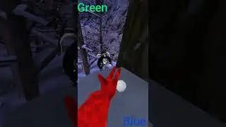 gorilla tag but i cant touch the color...