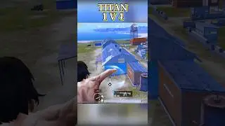 Titan Mode 1v4 Clutch🔥 | PUBG Mobile #shorts #pubgmobile #bgmi