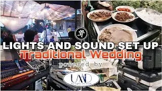LIGHTS AND SOUND SET UP FOR TRADITIONAL WEDDING powered by UMD PRO Lights and Sound | Civil Wedding
