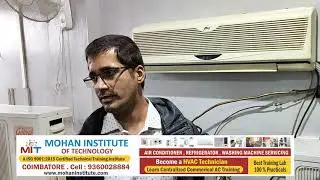Air conditioner service training , AC Service Training , HVAC Technician , Centralized AC Servicing