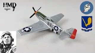 North American P-51D Mustang USAAF 357th FG, 363rd FS, Chuck Yeager, Corgi 1:72 Diecast Model