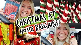 CHRISTMAS ARRIVES AT HOME BARGAINS! And It's AMAZING! Shop With Me & Haul!
