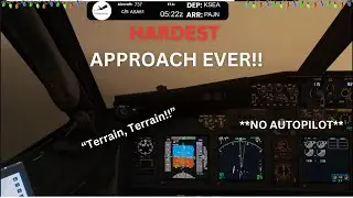 I Flew an IFR Approach without AUTOPILOT!! | MSFS
