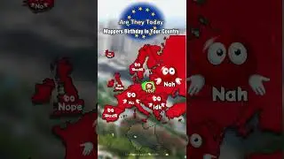 It's My Birthday 🎂 #mapping #map #mapguide #europe