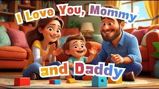 I Love You, Mommy and Daddy 💕 | Sweet Family Song for Kids | Love & Hugs Nursery