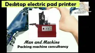 Desktop electric pad printer