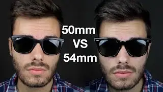 Ray-Ban Wayfarer 50 мм против 54 мм