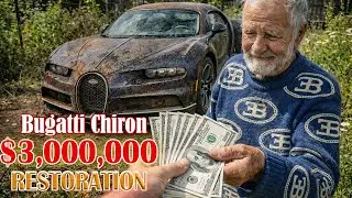 $3,000,000 Bugatti Chiron Restored From Total Neglect Restoring a Car Back to Factory Perfection