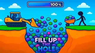 ЧТО БУДЕТ ЕСЛИ СКИНУТЬ ВЕСЬ МУСОР В ЯМУ ● Fill Up The Hole
