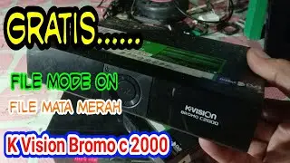 GRATIS,File flash k Vision Bromo c2000, file mode on,mata merah
