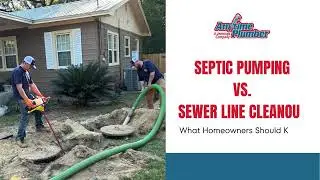 Septic Pumping vs. Sewer Line Cleanout: What&rsquo;s the Difference?