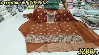 Partywear latest beautiful designs 😍👌...single pc 🚚 available all over 🇮🇳!!limited stocks available 