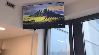 Установка телевизора 📺 Установка кронштейна ( держателя) для телевизора, на стену в неудобном месте 