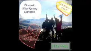 Dinorwic Slate Quarry with Scousers on tour JFT96 PRT1 in 4K #Authenticmess  #Scousers_on_tour_jft96