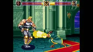Fighting Game Bosses 198. World Heroes 2: Jet - Zeus boss battle