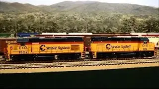 Athearn Genesis Chessie/C&O GP15T's w/ LokSound