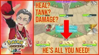 Showcase: The Best Fire-Type Combo? Totally Unkillable! 1/3 Kabu & Centiskorch! | Pokemon Masters EX