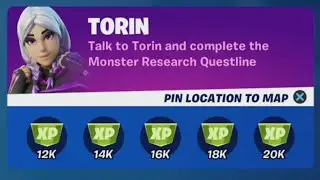 Torin Questline Guide (Monster Research) - Fortnite