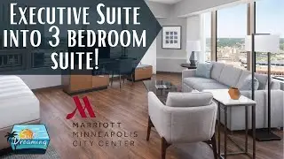 Jr executive suite to 3 bedroom with adjoining rooms! Marriott City Center Minneapolis