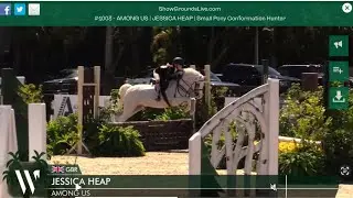Among Us & Jessica Heap 🥇Small Pony Conformation Hunter ESP September 2025
