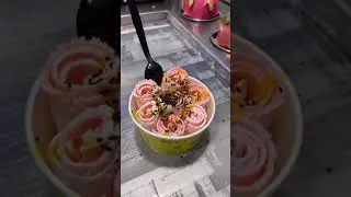 ASMR-Street Ice Cream Rolls - رول آيس كريم ستريت