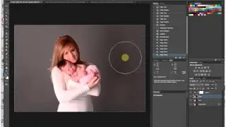 Editing Gray Backdrop in Photoshop