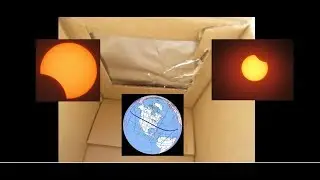 Solar Eclipse Box - Safely viewing a Solar eclipse with a pinhole projection