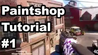 COD BO3  Paintshop Tutorial   Cool Fade Look! HD