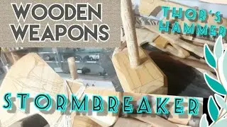 Wooden melee weapons- Display of created and unfinished projects