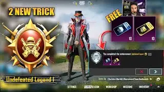 How To Complete ( Undefeated Legend ) Medal Achievement In PUBG Mobile | 2 New Tips And Tricks