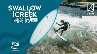 Surfing the Swallow Creek Pro EPX Riverboard