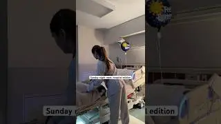 nightly routine in the hospital #nightlyroutine #fcancer #hospitallife #sundayreset