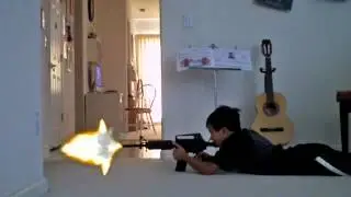 Muzzle Flash With Smoke
