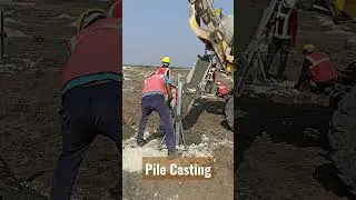 Solar Pile Casting