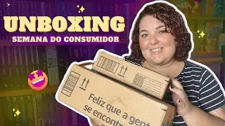 UNBOXING DE LIVROS SEMANA DO CONSUMIDOR