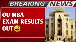 OU MBA REGULAR, BACKLOG EXAM RESULTS 2022|OU DEGREE LATEST UPDATES|OU NEWS|OU PG EXAM RESULTS TELUGU