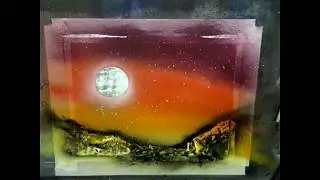 Spray Paint Art By Charli - Daytime City Skyline