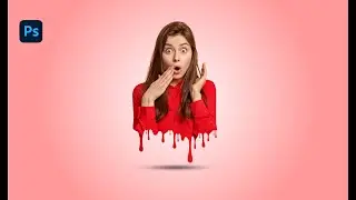 Make A Dripping Effect in 1 Just Minute | Splatter Effect | Photoshop Editing tutorial | Photoshop