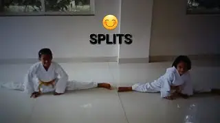 Karate - Splits  - Kolte Sisters Drama 🙂