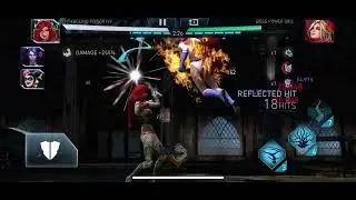 'Flawed' LOA Fights Boss Power Girl. Ancient Judgment Solo Raid. Injustice 2 Mobile