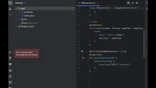 How to Fix No Target Device Found in Android Studio