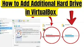 How to add virtual hard disk in windows 10 vbox || How to Add Additional Hard Drive in VirtualBox