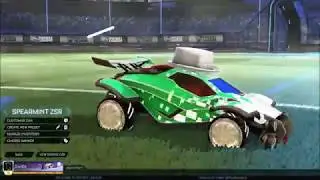 [Rocket League] Unboxing a Titanium White Peppermint with a Decryptor