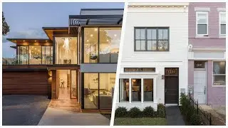 75 White Townhouse Exterior Design Ideas You'll Love ⭐️