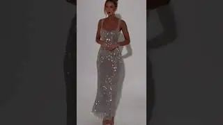 The Perfect🥀 Our PETRA Maxi Dress in Sparkle✨💖 #fashion #model #beauty #style #outfit #shorts